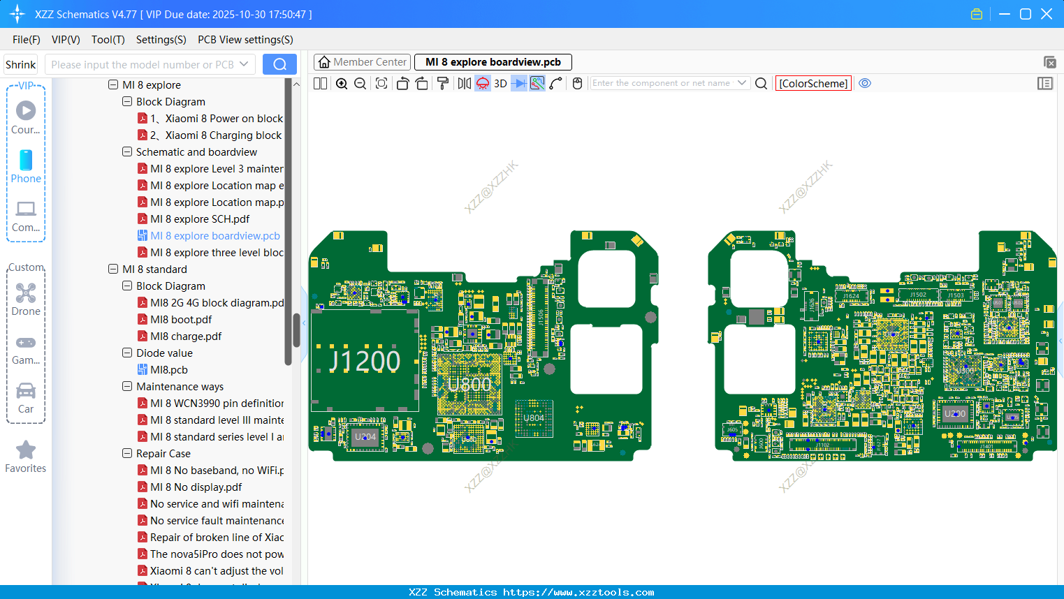 Xiaomi MI 8 Explore Boardview